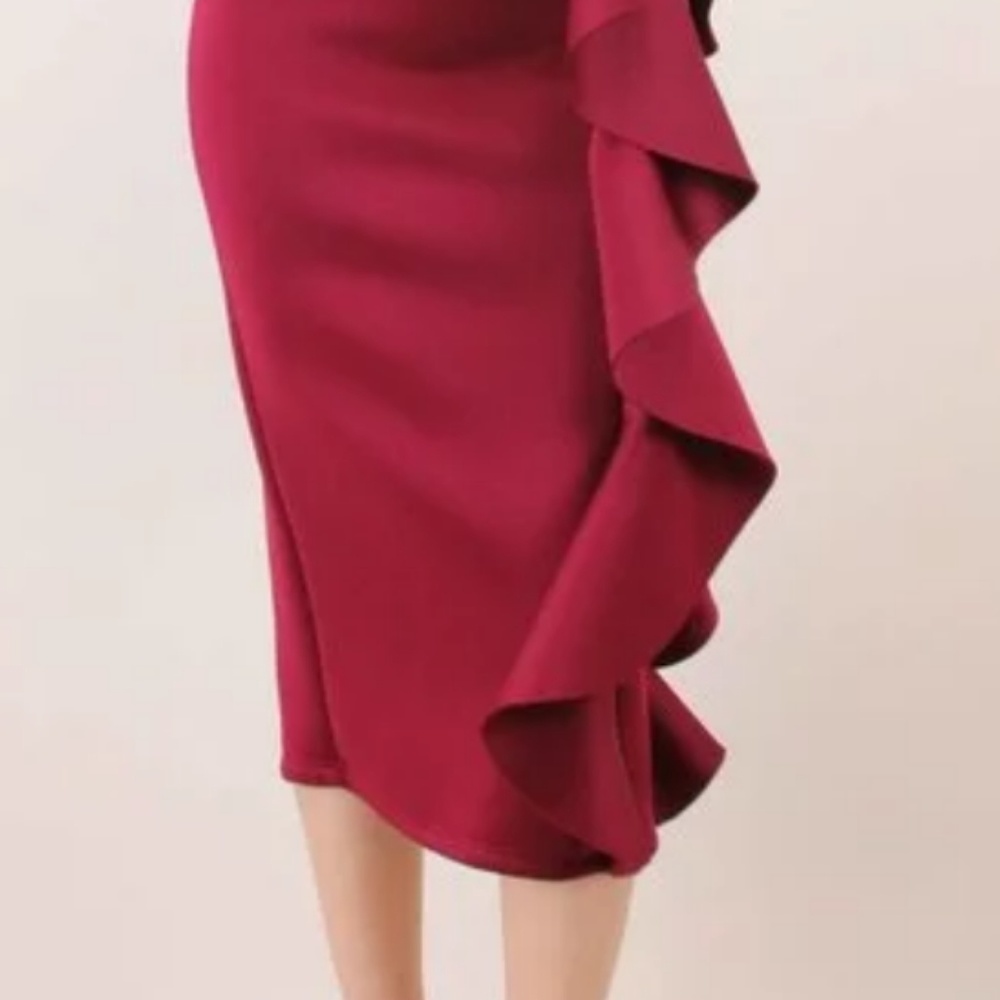 🛍NWOT🛍 Ruffle Dress - Picture 4 of 4